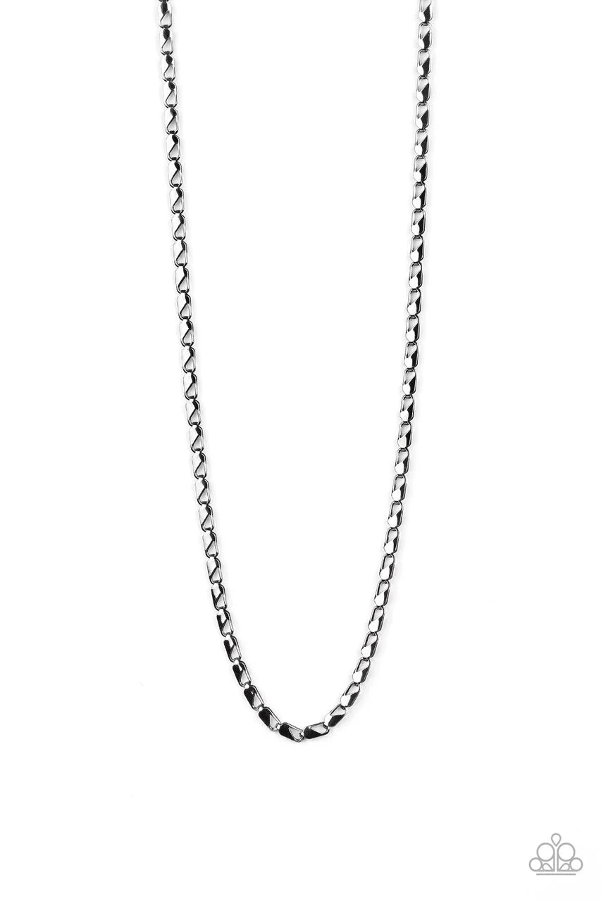 Free Agency Accessories Necklace and Bracelet Set - Black