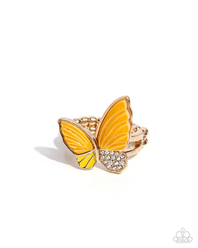 Paparazzi Fluttering Fidelity- Yellow
