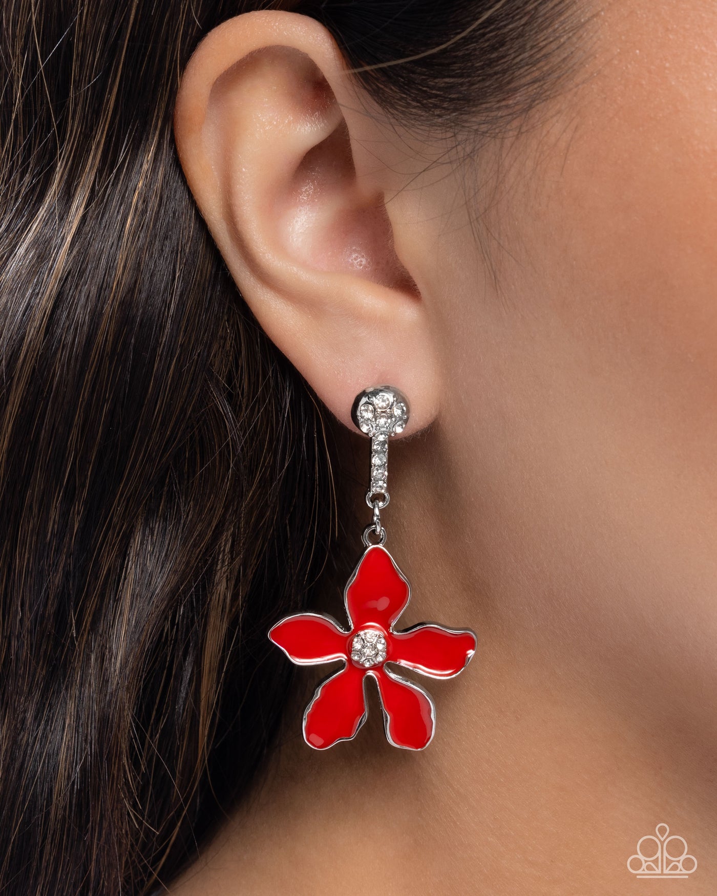 Paparazzi Floral Fleet - Red