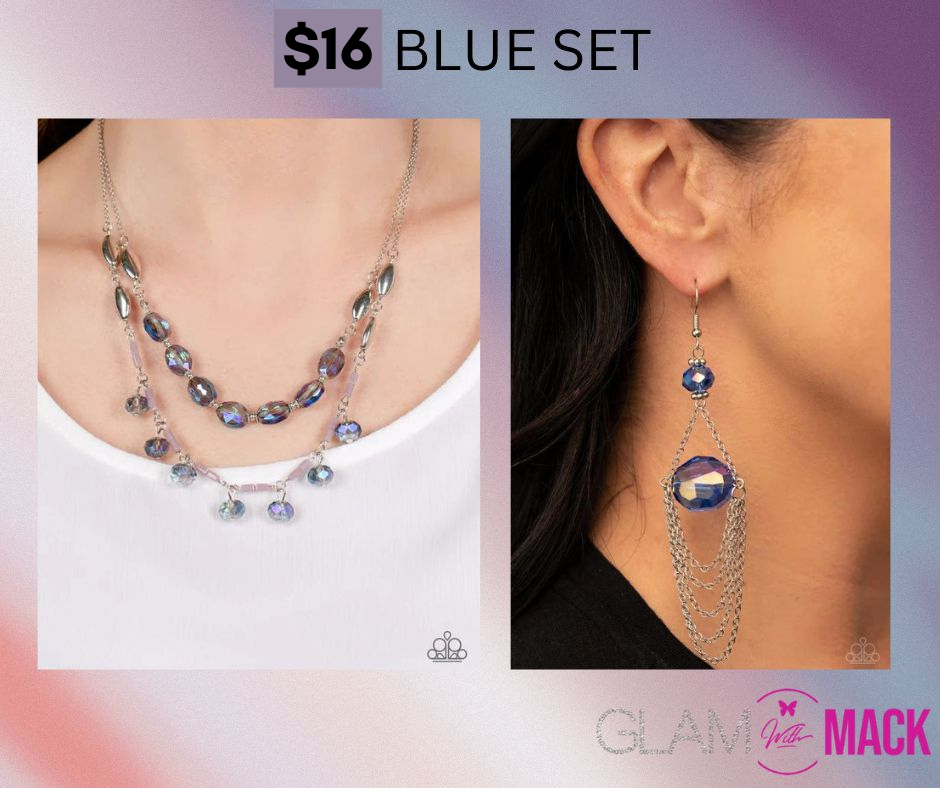 Blue Acrylic Set
