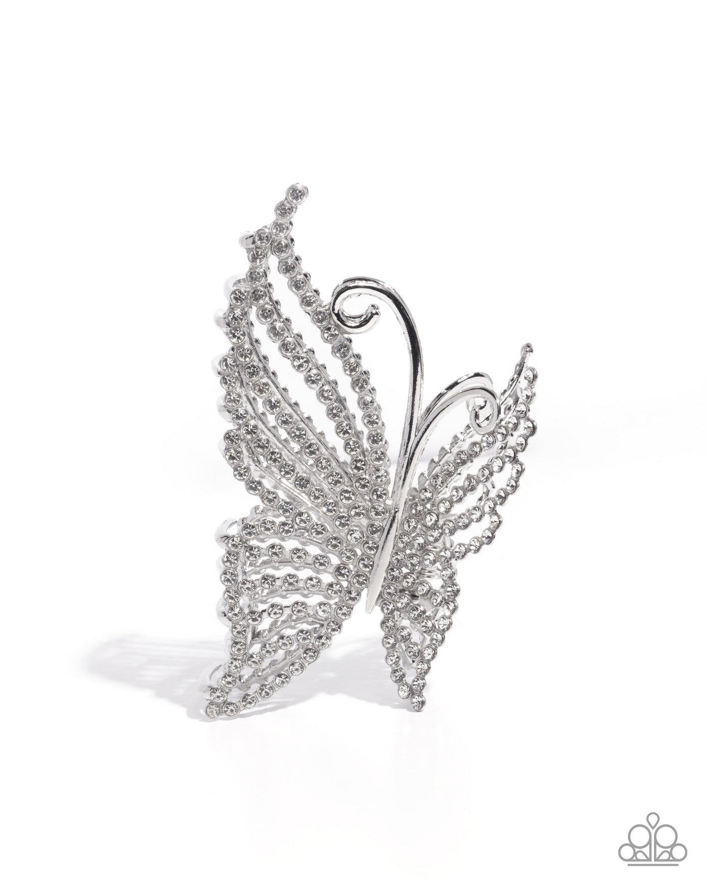 Paparazzi White Floating Fanfare - White