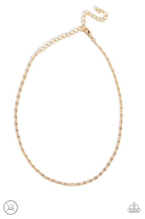 Paparazzi Minimalist Maiden - Gold Choker