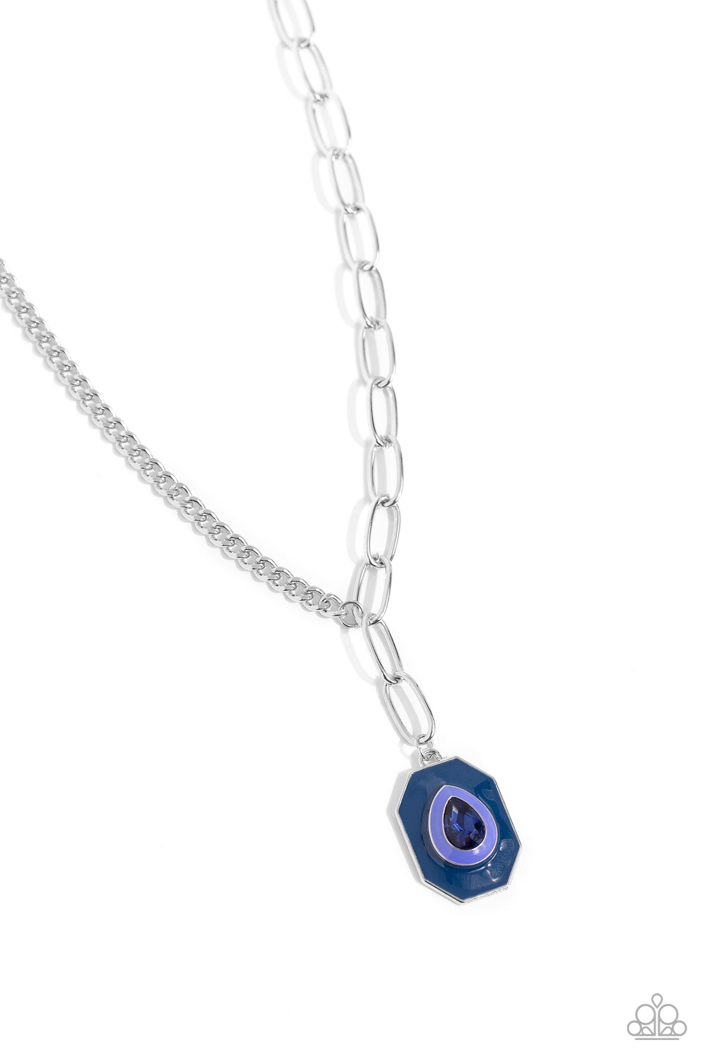 Paparazzi Hexagonal Hallmark - Blue
