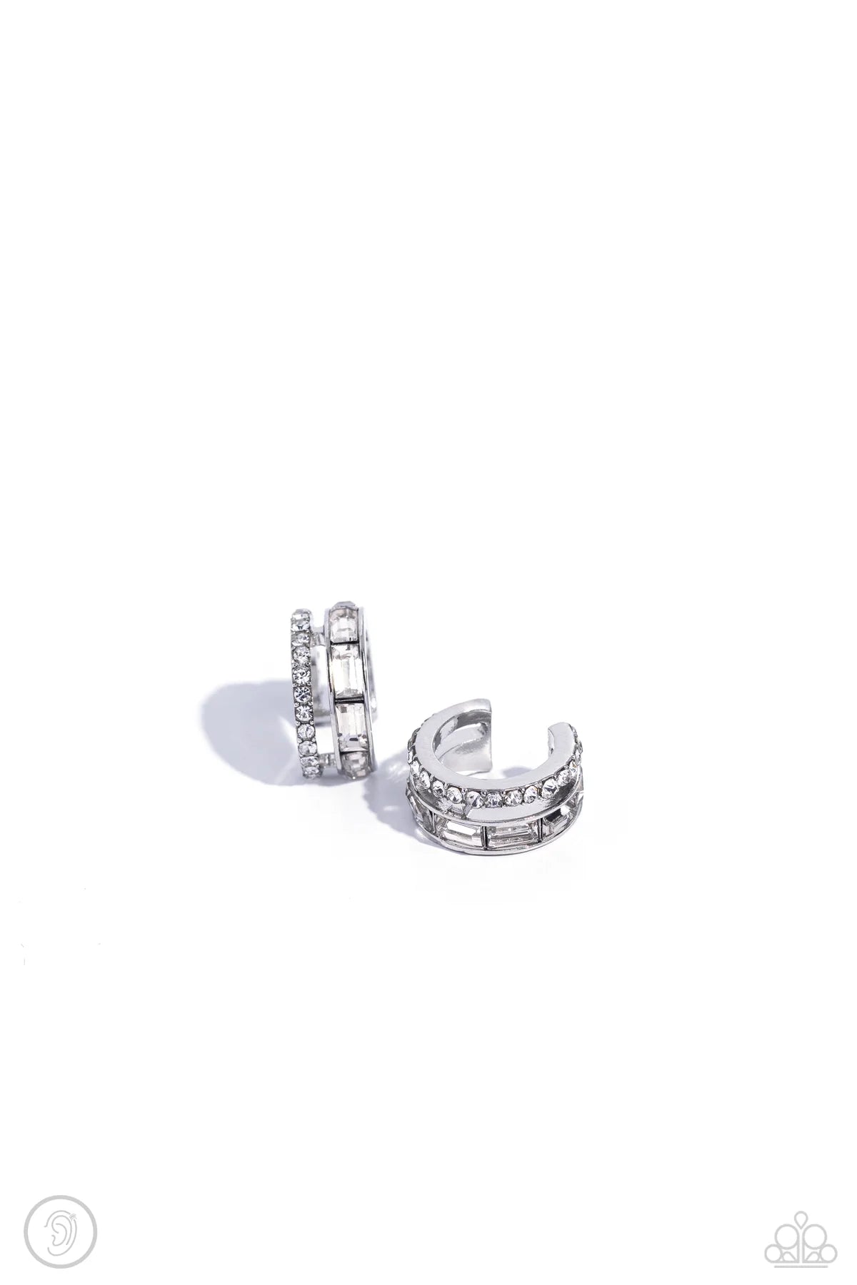 Paparazzi Don't Sweat The Small CUFF - White