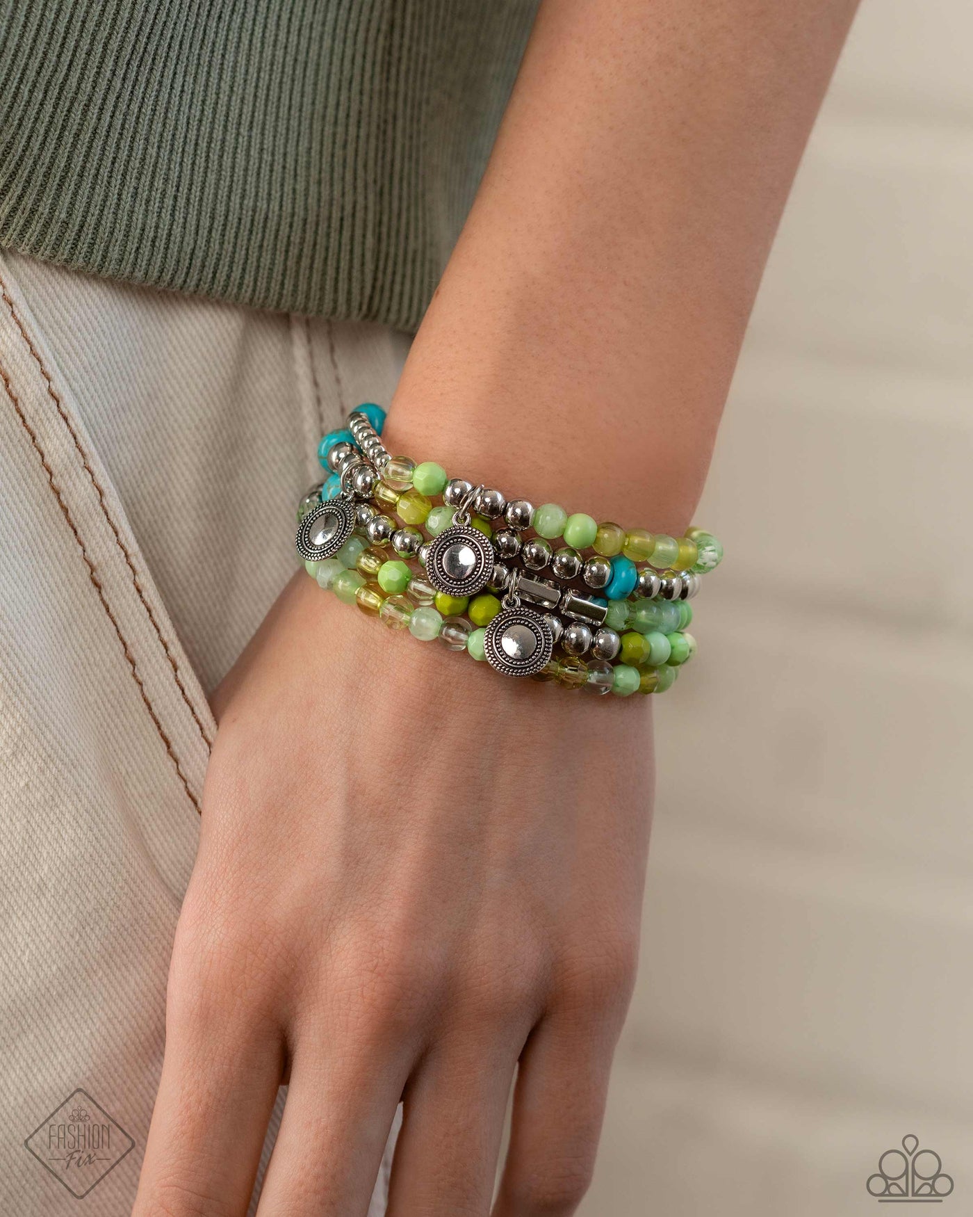 Paparazzi Poignant Pairing - Green﻿