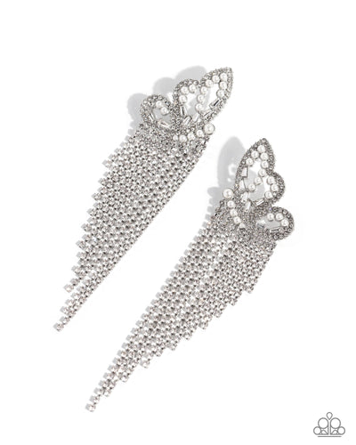 Paparazzi Aerial Accent - White EMP 2024