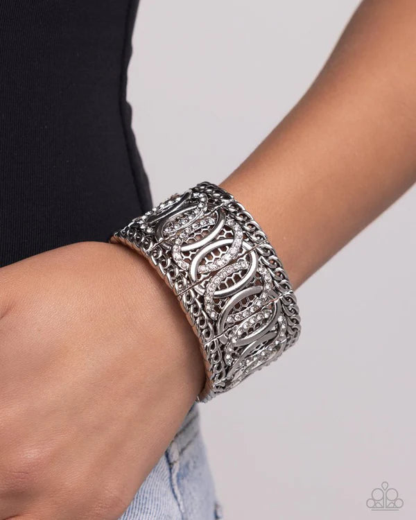 Paparazzi Forged Fashion -White