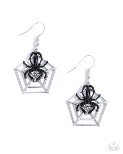 Paparazzi Spiderweb Statement - Black