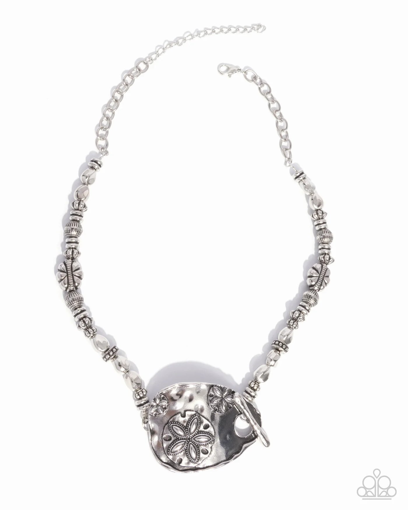 Paparazzi Sand Dollar Statement - Silver