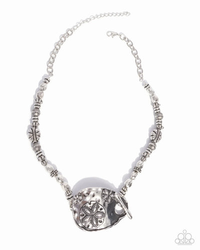 Paparazzi Sand Dollar Statement - Silver