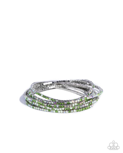 Paparazzi Candlelight Cascade - Green