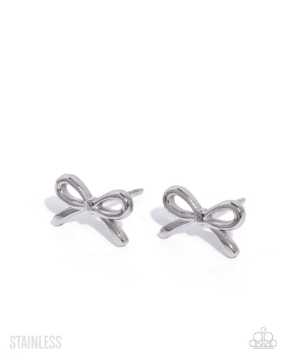 Paparazzi BOW The Line- Silver