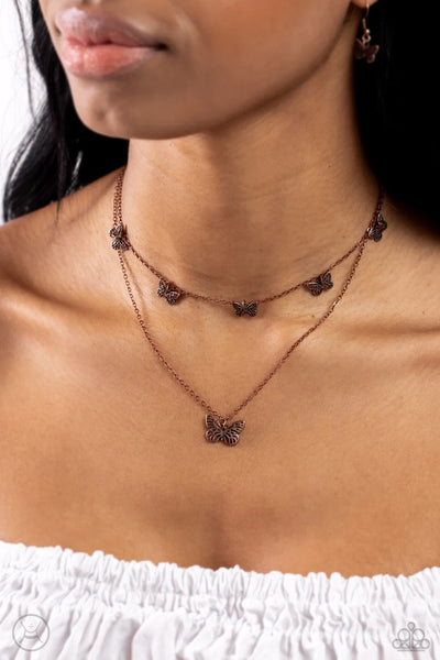 Paparazzi Butterfly Beacon - Copper