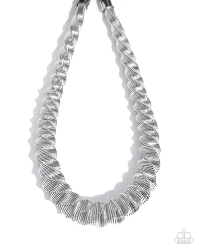 Paparazzi Candescent Coils - Silver