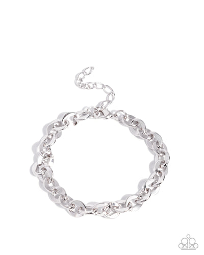 Paparazzi Chain Bracelet (For Charms) - Silver