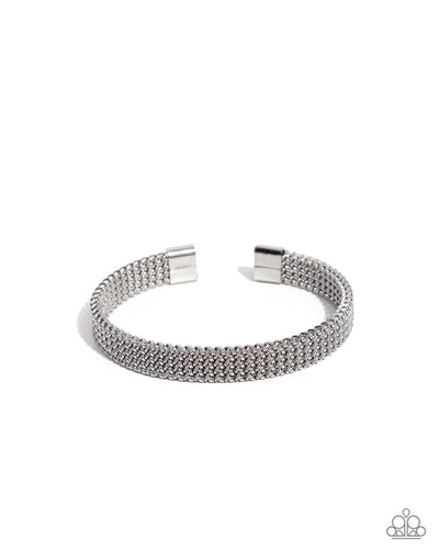 Paparazzi Chain Mail Command - Silver