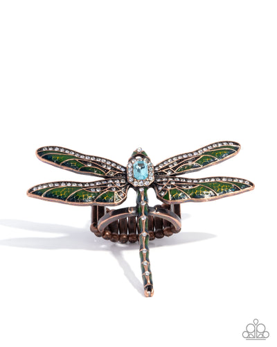Paparazzi Dragonfly Delivery - Copper