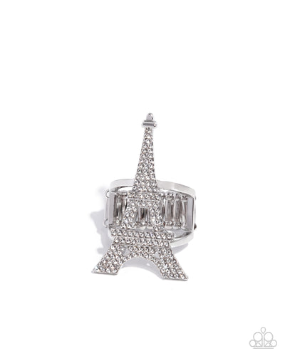 Paparazzi Eiffel Tower Ease - White