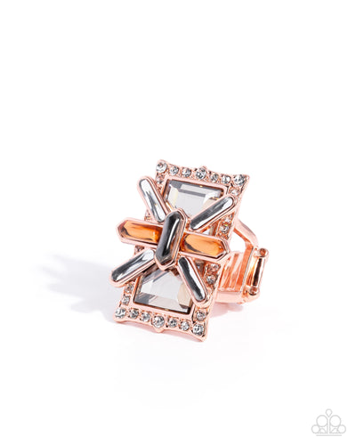Paparazzi Exaggerated Edge - Copper