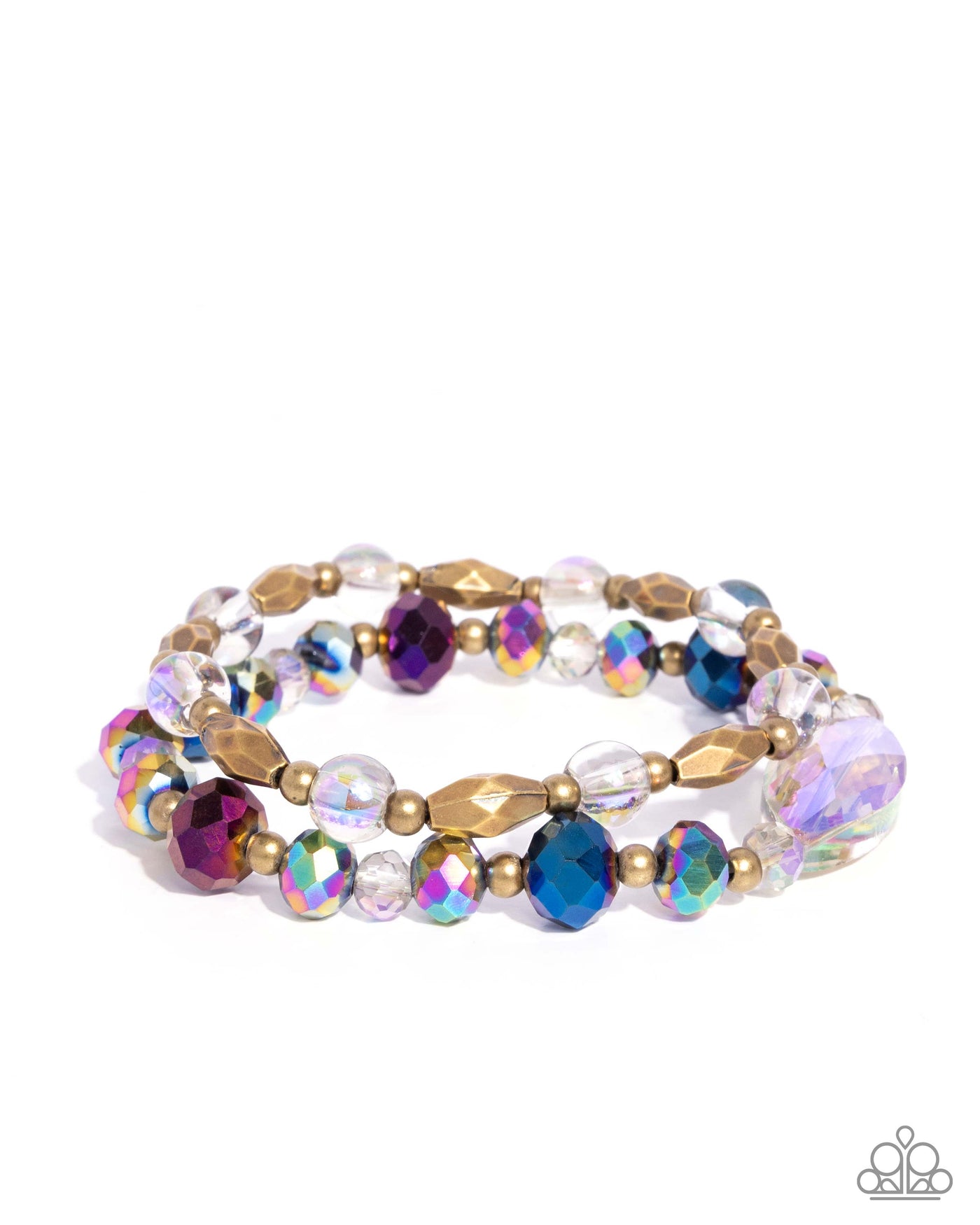 Paparazzi Faceted Fervor - Brass