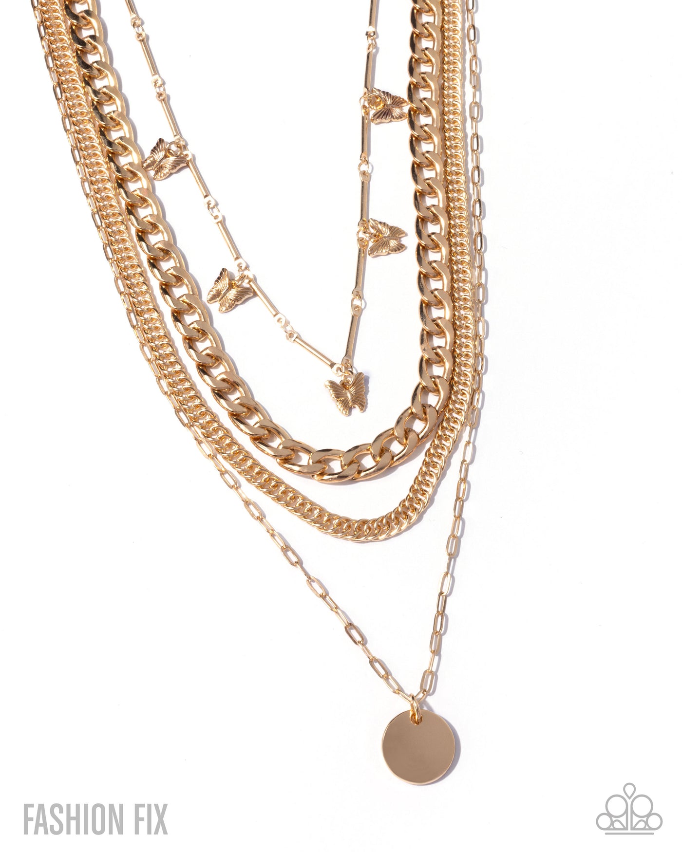 Paparazzi Fluttering Fringe - Gold