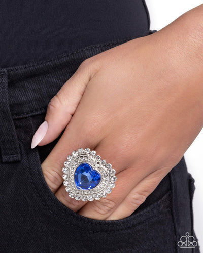 Paparazzi Head Over HEART - Blue