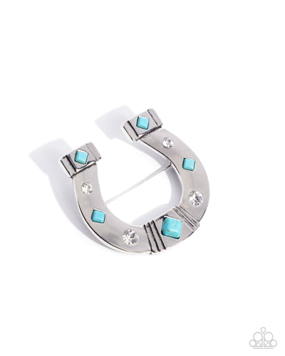 Paparazzi Horseshoe Horizon - Blue