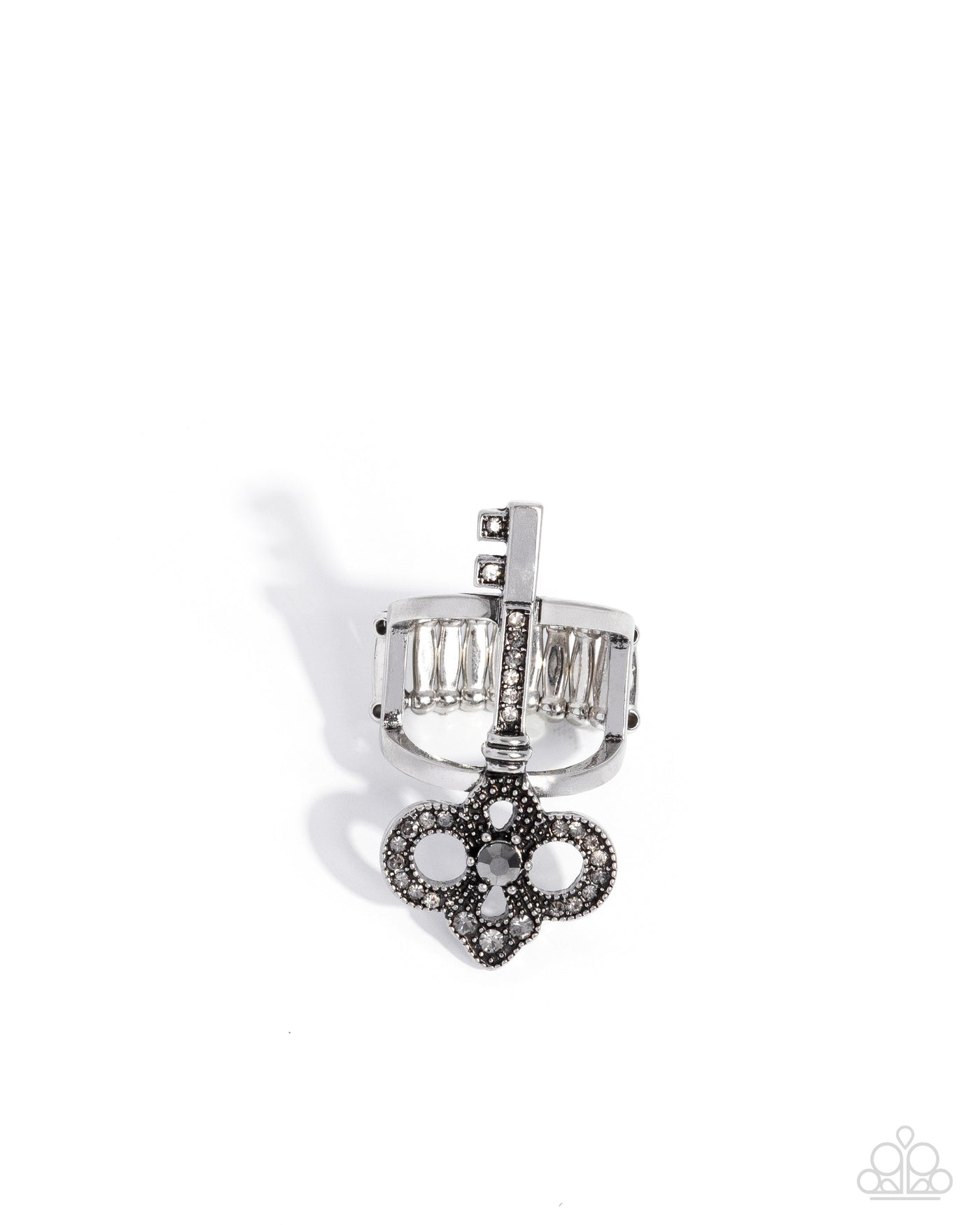 Paparazzi Knockout Key - Silver