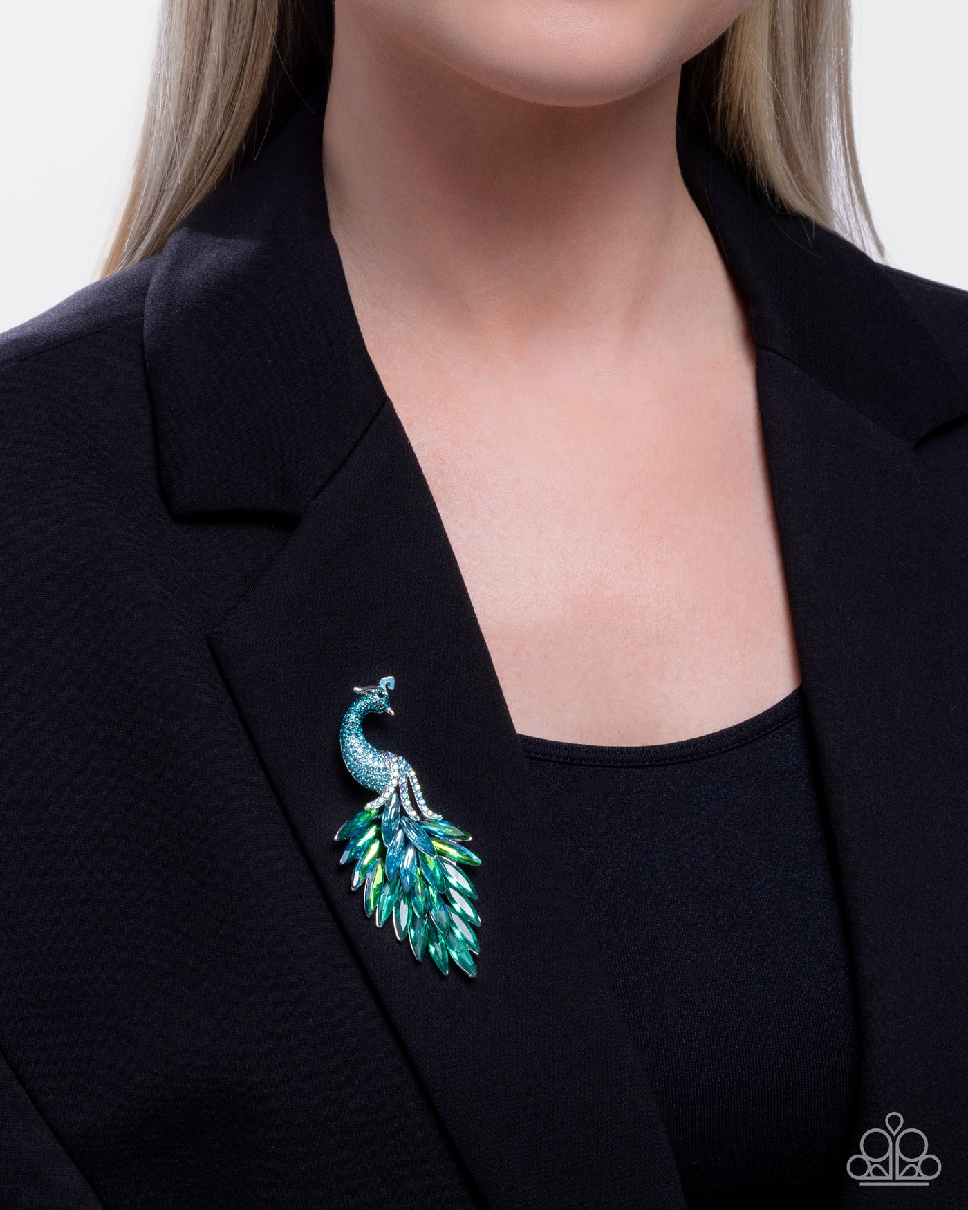 Paparazzi Peacock Pedestal - Blue