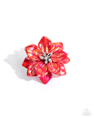 Paparazzi Platonic Petals - Red