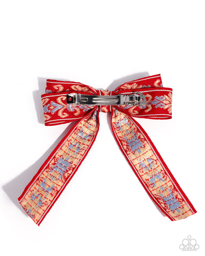 Paparazzi Printed Parlor - Red