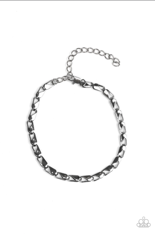 Free Agency Accessories Necklace and Bracelet Set - Black