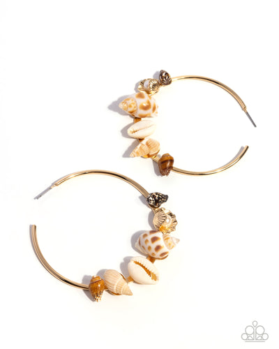 Paparazzi Seashell Sonnet - Gold