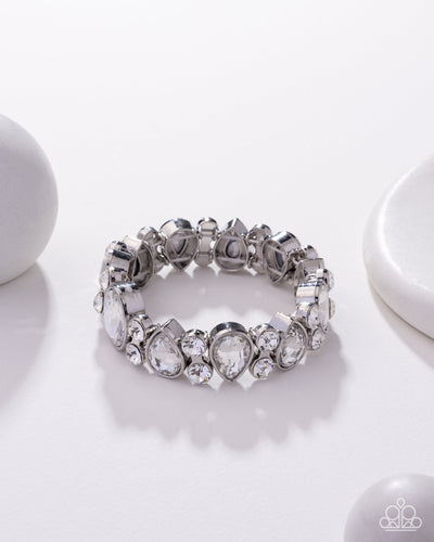 Paparazzi Secure Sparkle - White