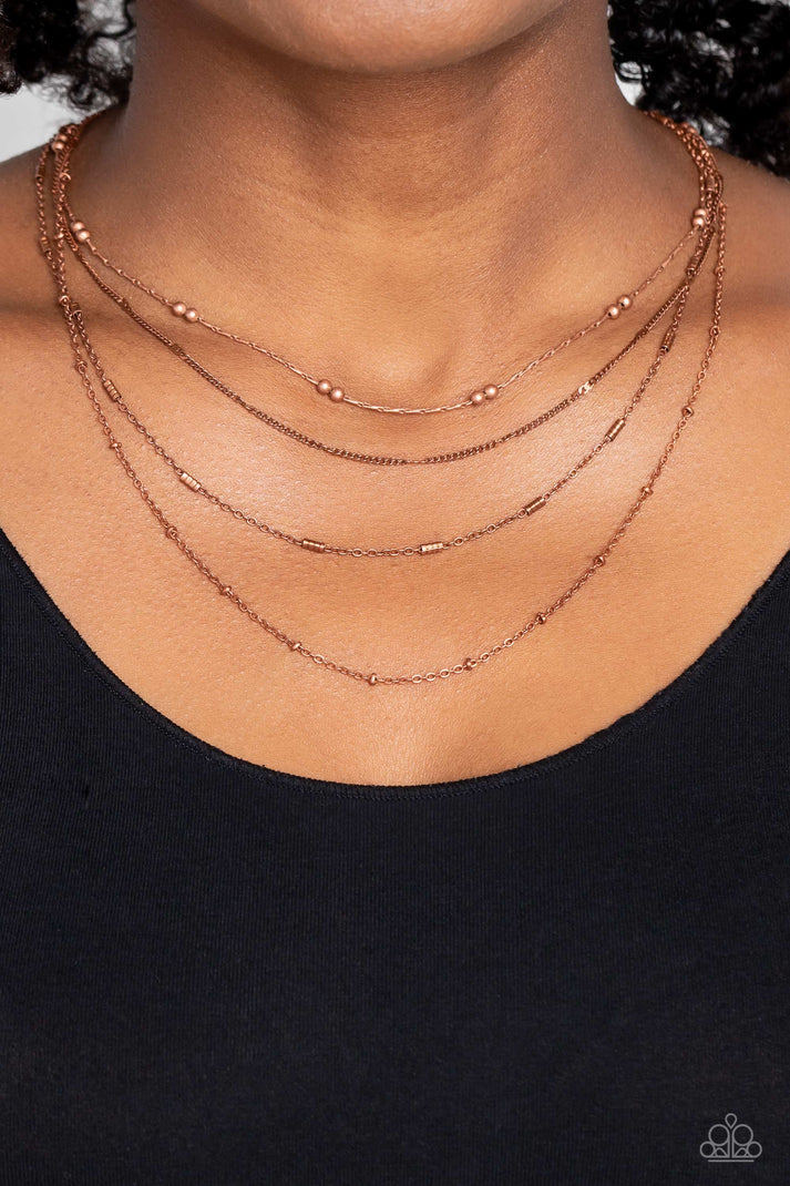 Paparazzi Studded Shimmer ~ Copper