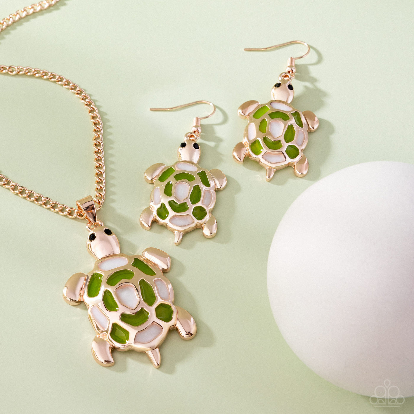 Paparazzi Turtle Theme Set - Rose Gold