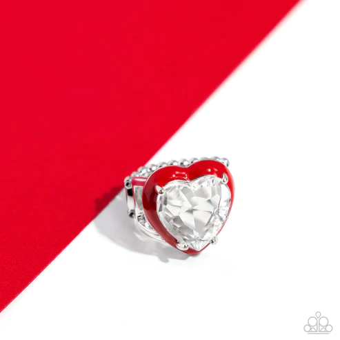Paparazzi Hallmark Heart - Red