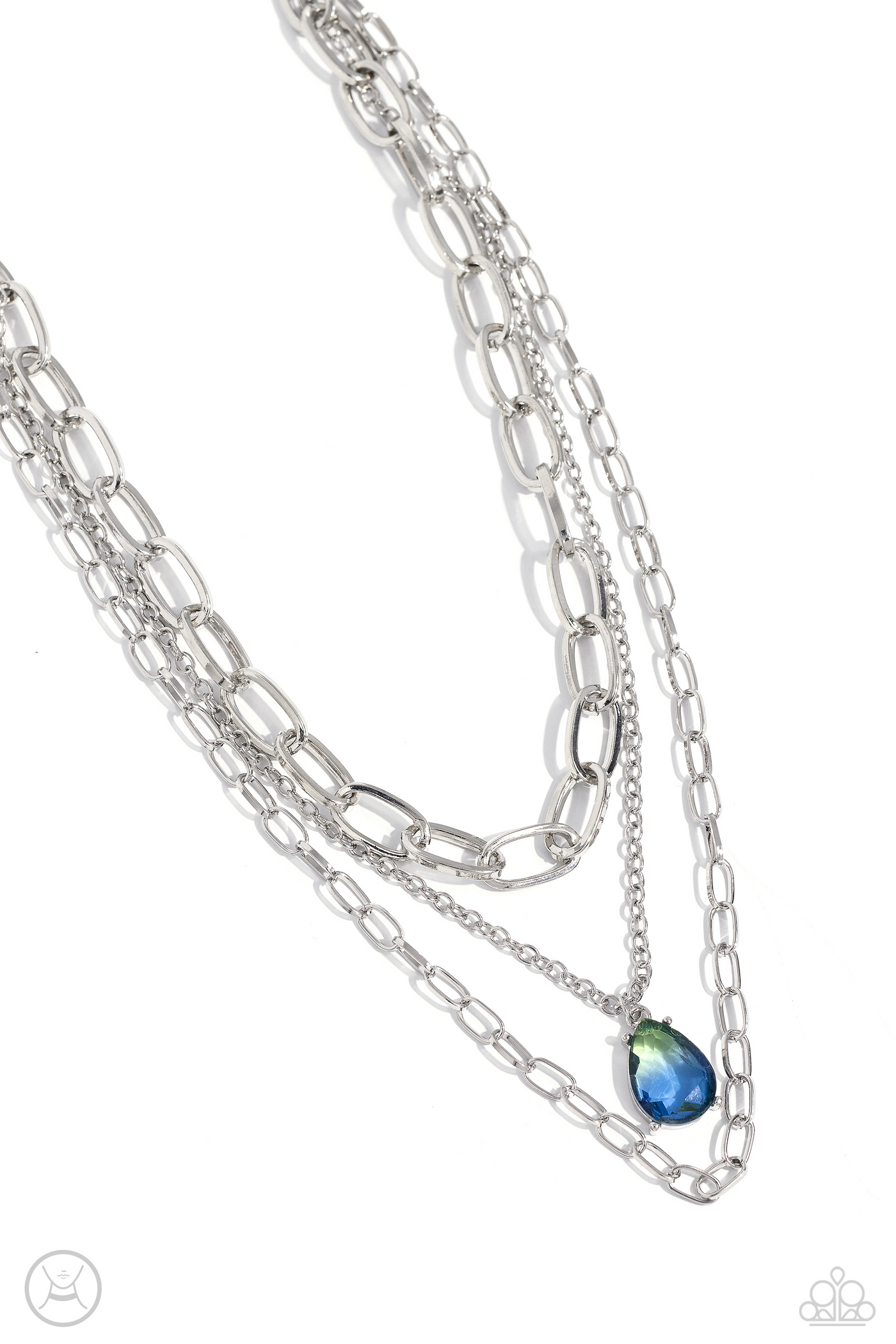 Paparazzi Teardrop Tiers - Green