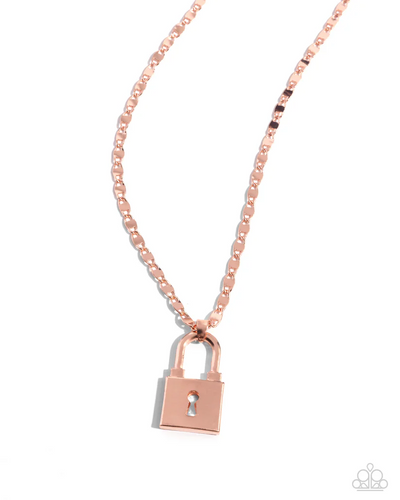 Paparazzi Locked Lesson - Copper