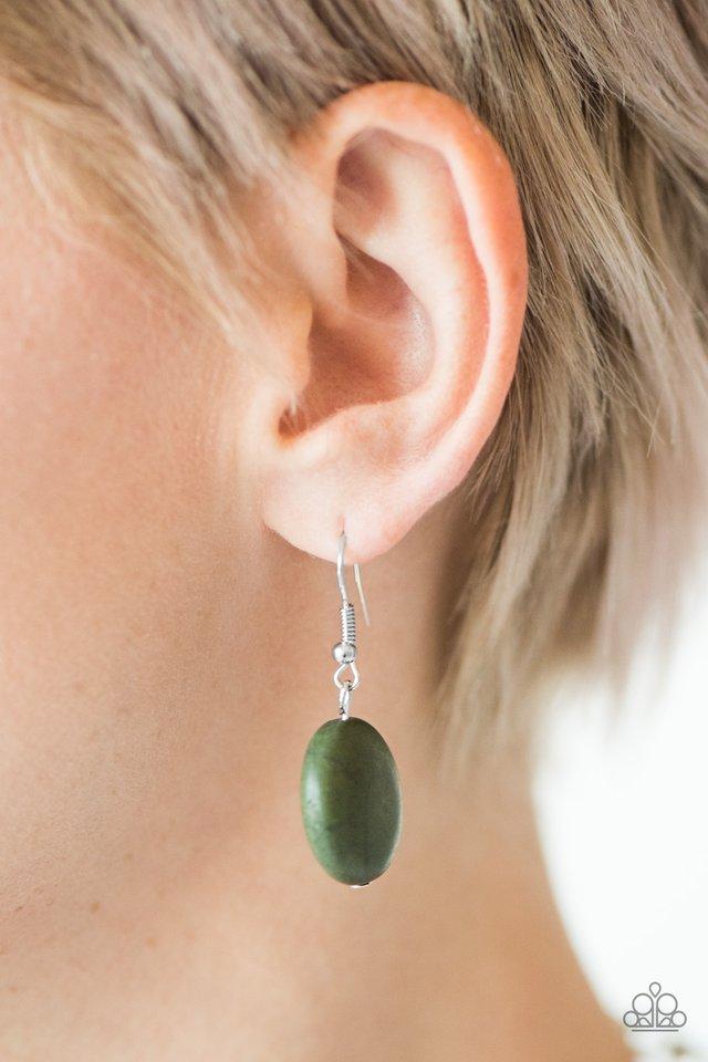 Paparazzi Bedrock Betty - Green Necklace