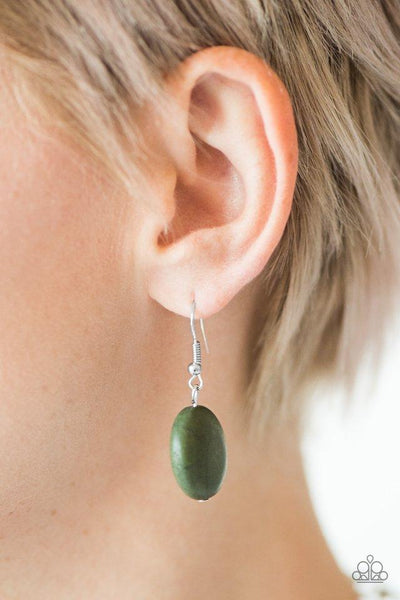 Paparazzi Bedrock Betty - Green Necklace