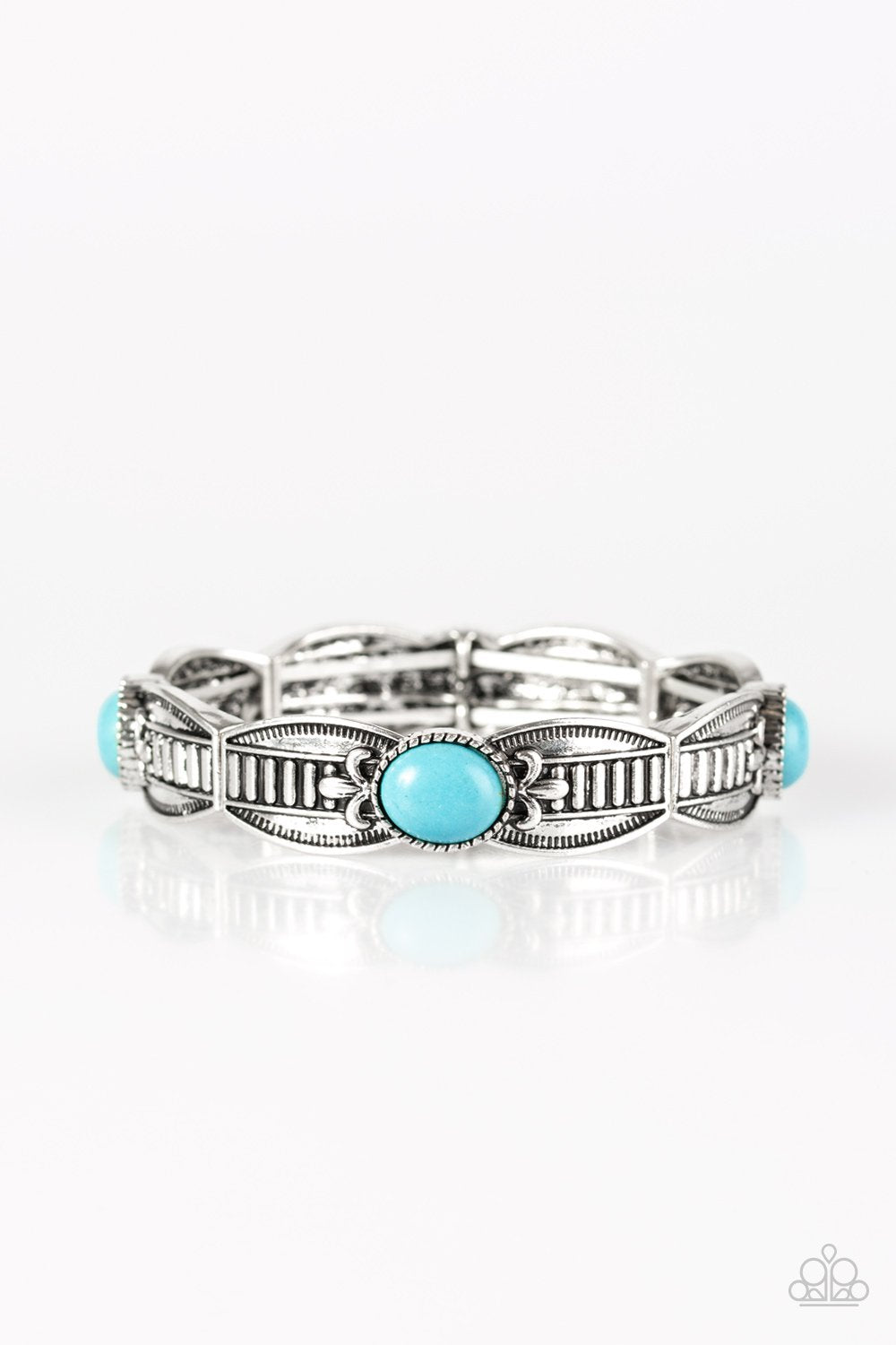 Paparazzi ♥ Mayan Majesty - Blue ♥ Bracelet