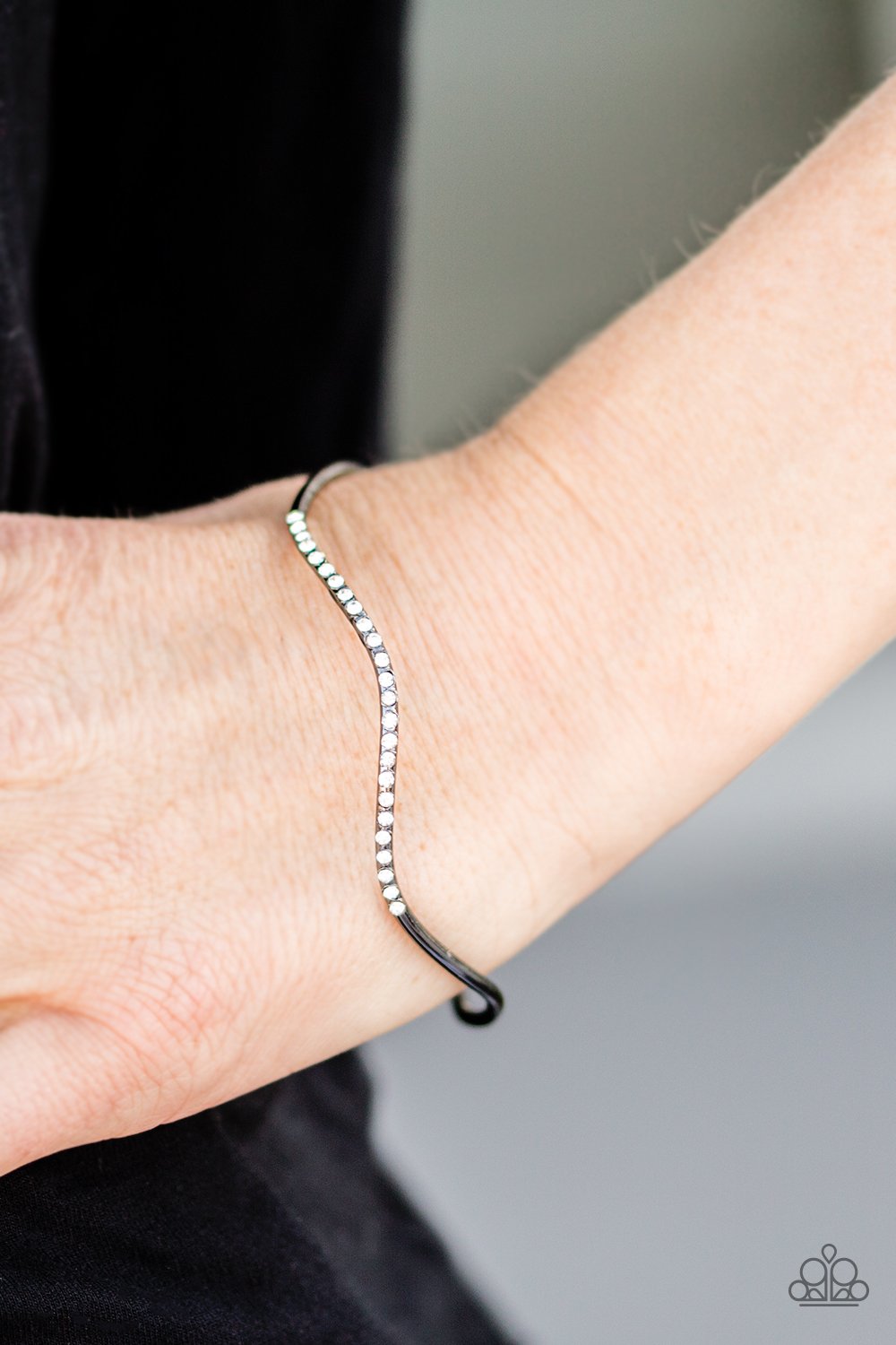 Paparazzi ♥ No Small Shimmer - Black ♥ Bracelet Regular price