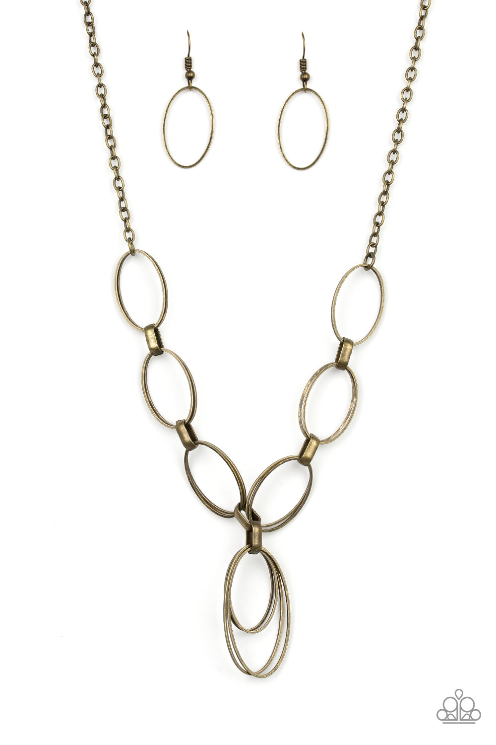 Paparazzi All OVAL Town - Brass