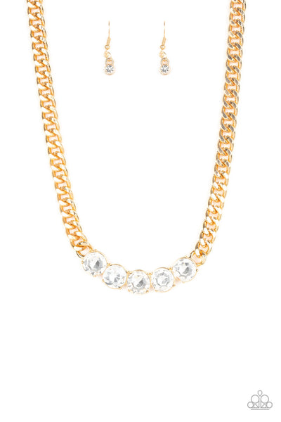 Paprazzi Rhinestone Renegade - Gold