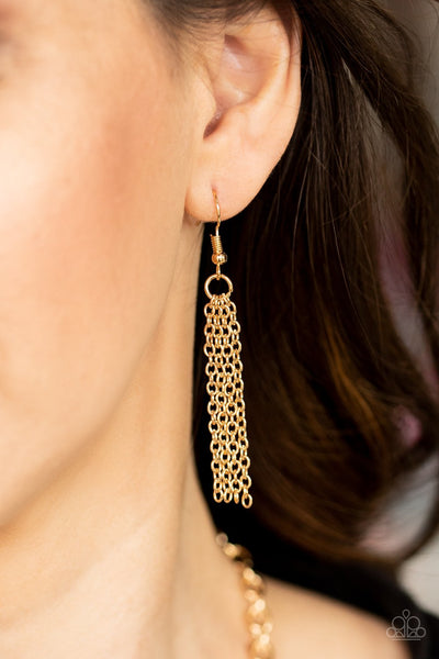 Paparazzi Retro Retrograde - Brown Necklace