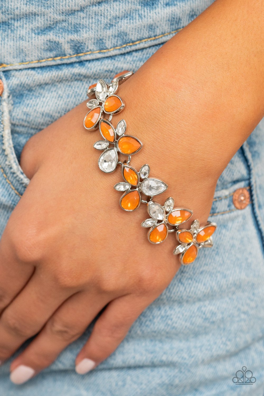 Paparazzi Accessories Ice Garden - Orange