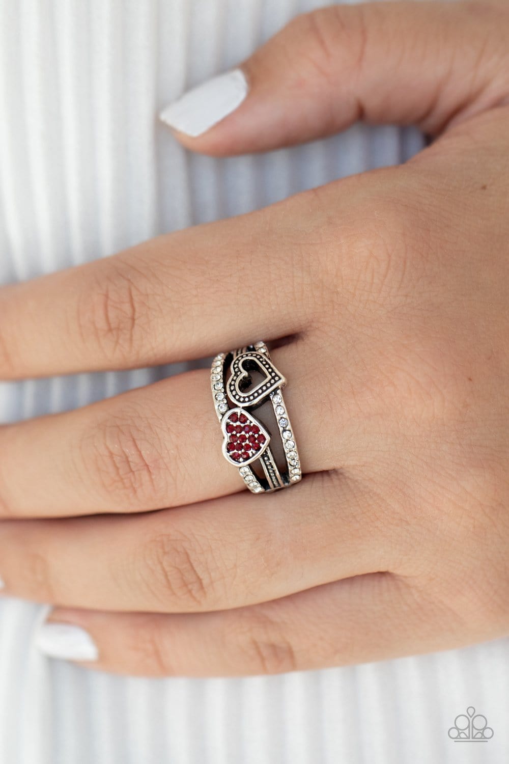 Paparazzi Accessories: You Make My Heart BLING - Red Ring
