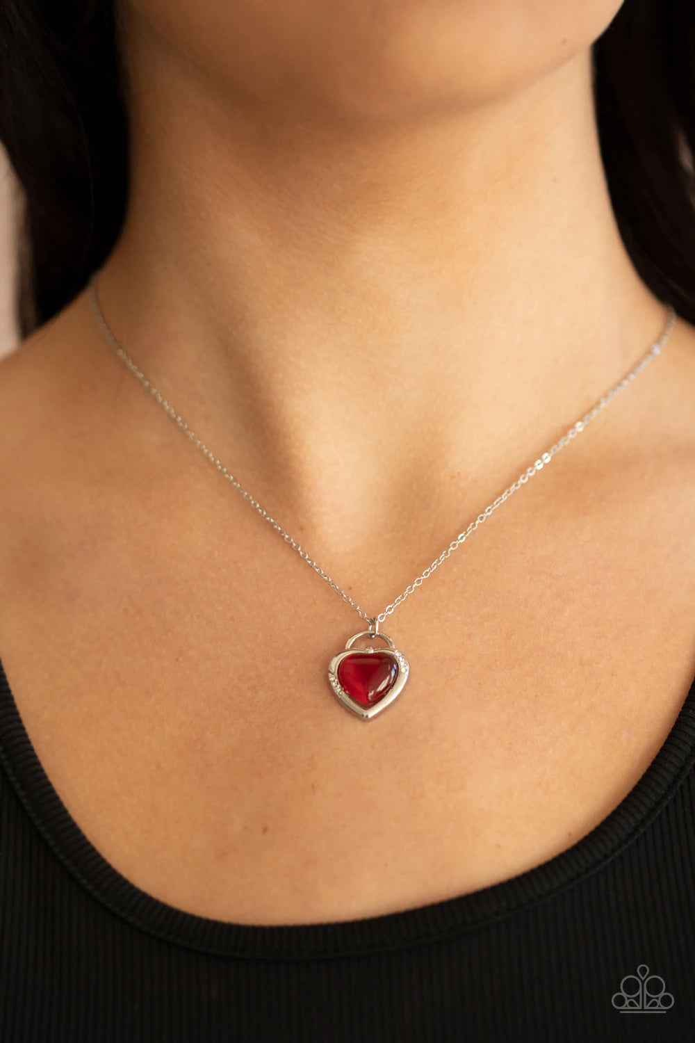 Paparazzi A Dream is a Wish Your Heart Makes Red Necklace