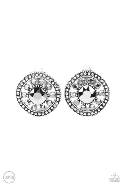 Paparazzi Earring ~ Dazzling Definition - Silver